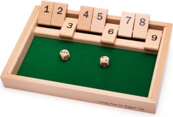 wooden game Shut the Box BIGJIGS TOYS