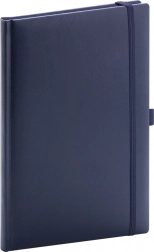 NOTIQUE Ruled Notebook, Balacron, Dark Blue, 15 × 21 cm