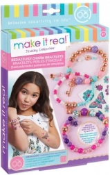 Make It Real bracelet set and tattoos – flowers