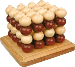 Small Foot morpion 3D en bois