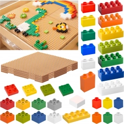 MASTERKIDZ STEM Construction Set with 563 Pieces and 4 Extensions for Panel