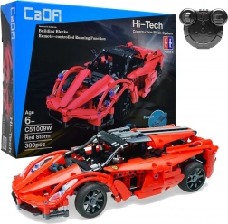 Kit de construction CaDA RC voiture de sport Red Storm 32 cm, 380 pièces