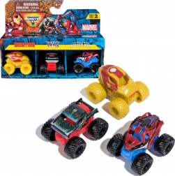 Komplet 3 mini monster tovornjakov MARVEL – IRON MAN, VENOM in SPIDER-MAN (1:87) od Spin Master