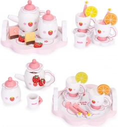 Wooden Tea Set 14 Pieces ECOTOYS