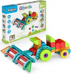 Engino Qboidz Tractor – Building Set for Kids, 10 Models