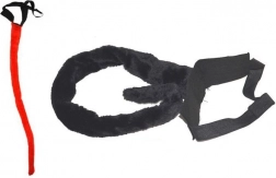 Djævelsk hale rød 80 cm