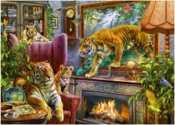 dino puzzle tigres 1000 pièces