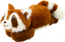Plush Lying Brown Raccoon 30 cm