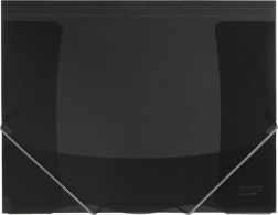 Mapa z elastiko ELECTRA siva, kovinski videz