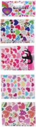 Set of Pocket Notebooks with Hearts, 4 pcs