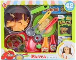 Plastic food and tableware set for children