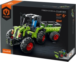 Klocki im.master traktor 2w1 – traktor i traktor z przyczepą, 346 elementów