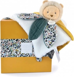 Cadeauset – pluchen leeuwtje knuffeldoekje voor baby’s