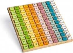 Bigjigs Toys Wooden Number Tray 1–100 FSC