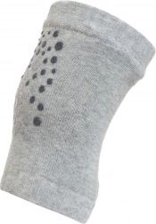 Dziecięce nakolanniki z antypoślizgiem ABS NEW BABY, szare