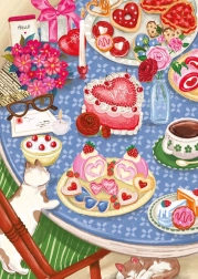 Cat Feast Puzzle 1000 Pieces MAGNOLIA