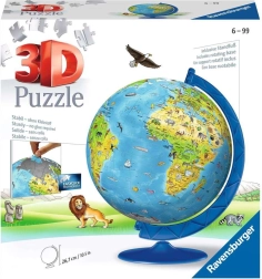 Ravensburger 3D Puzzle Kids' Globe 180 Pieces