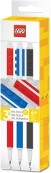 Stylos gel LEGO assortiment de couleurs, lot de 3
