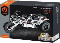 Klocki trike z napędem typu pull-back, 198 elementów