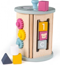Motorisk aktivitetsrulle BIGJIGS TOYS af FSC-træ