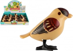 Hoppende fugl med nøgle 11 cm