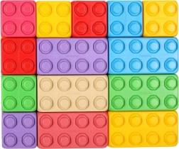 jeu de construction briques colorées junior 60 pièces MARIOINEX