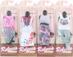 Ruhácska babának 12,5 × 5,5 cm