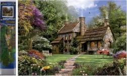 Peinture diamant Maison 30 × 40 cm