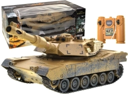 RC tank M1A2 Abrams in desert camouflage