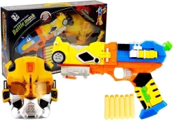 2-in-1 Foam Blaster with Mask and Robot Transformation