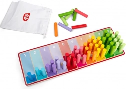 Rainbow Counting Sticks for Kids