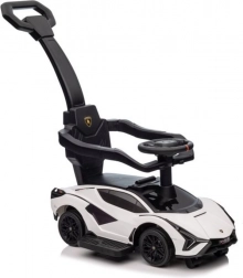 Balance bike with steering rod Lamborghini QLS-996T – White