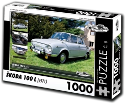 Retro Cars Puzzle Škoda 100 L 1000 pieces