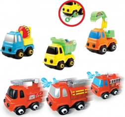 Komplet vijačnih avtomobilčkov, 3 kosi