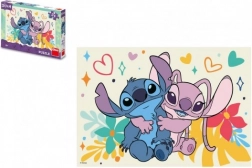 Dino puzzel Stitch en Angel 24 stukjes