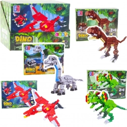 2-in-1 Building Set: Dinosaur and Robot, 145–161 pieces