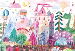 Puzzle sa naljepnicama Dvorac 250 komada