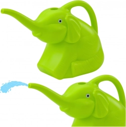Children's Plastic Watering Can Elephant Green