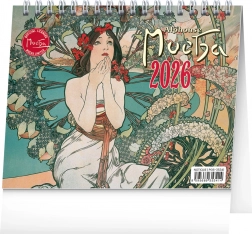 Bordkalender Alfons Mucha 2026