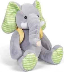 Éléphant en peluche avec petit sac à dos 26 cm BIGJIGS TOYS