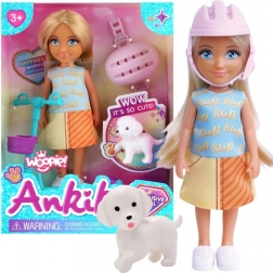 Woopie Royal bábika so psíkom a kolobežkou