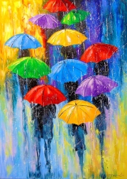 Puzzle Giorno di pioggia 1000 pezzi