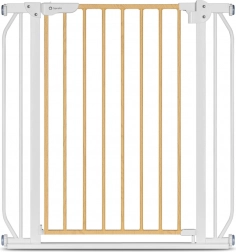Bezpečnostní zábrana Lionelo Truus Slim – bílá a přírodní dřevo