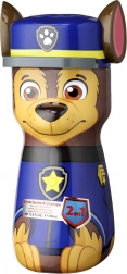 Żel pod prysznic i szampon 2w1 dla dzieci PAW PATROL Chase 400 ml – butelka 3D