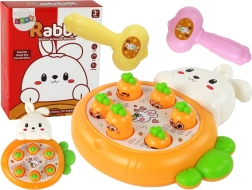 Carrot Pop-Up Rabbit Dexterity Game Whac-A-Mole