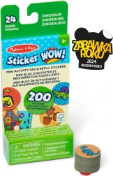 Sticker Wow ricarica + mini libretto – dinosauri