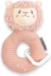 Plyšové hrkálka New Baby Lama 15 cm