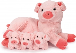 Plush Toy Piglets with Mommy