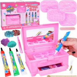 Ustvarjalni komplet za izdelavo nakita z magičnimi geli