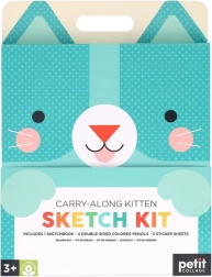 Petit Collage cestovní výtvarná sada kočka